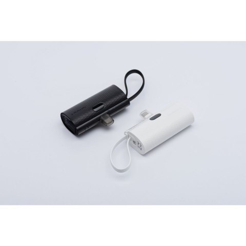 Powerbank Forcell F-Energy Power Plug F5K3 PD 20W 5000 mAh z wbudowanym złączem USB C biały