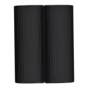 Powerbank Veger (W0587) 2,4A 2 szt 2 x 5000 mAh z podgrzewaczem do rąk czarno srebrny