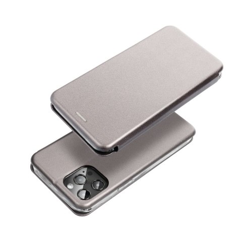 Etui z klapką na iPhone 16 PRO Elegance Book stalowe