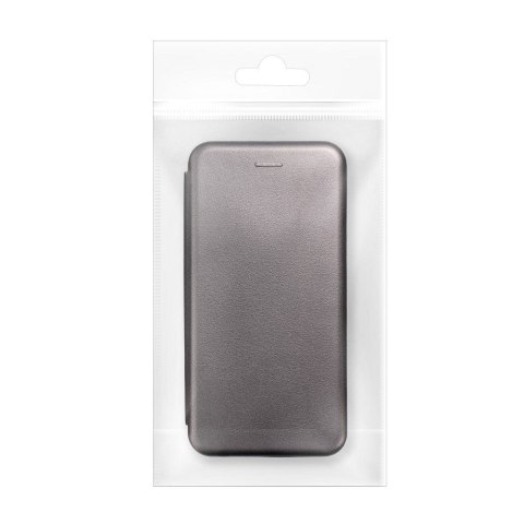 Etui z klapką na iPhone 16 PRO Elegance Book stalowe