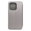 Etui z klapką na iPhone 16 PRO Elegance Book stalowe