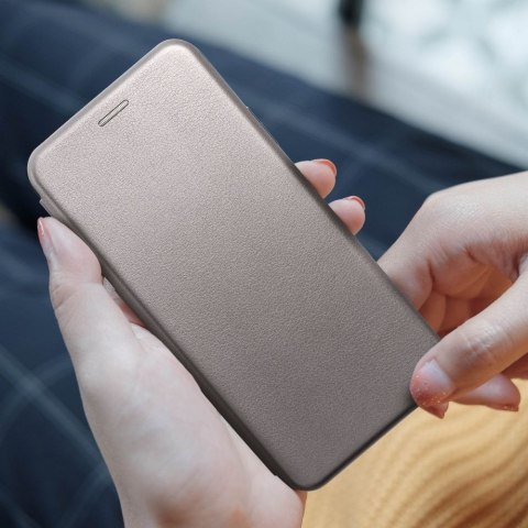 Etui z klapką na iPhone 16 PRO MAX Elegance Book stalowe