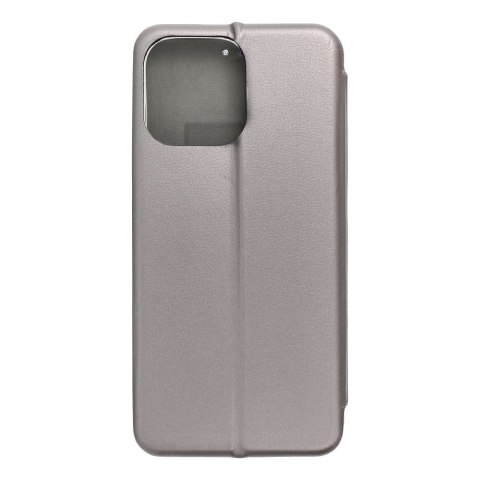 Etui z klapką na iPhone 16 PRO MAX Elegance Book stalowe