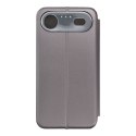 Etui z klapką na iPhone 17 AIR Elegance Book stalowe