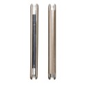 Etui z klapką na Samsung A26 Elegance Book złote