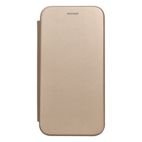 Etui z klapką na Samsung A26 Elegance Book złote
