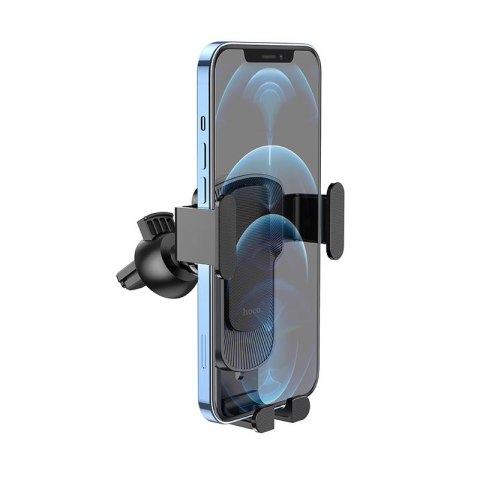 Uchwyt na telefon do samochodu grawitacyjny Hoco do kratki CA103 czarny