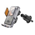Uchwyt na telefon do samochodu indukcyjny Hoco 15 W do kratki HW7 szary