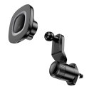 Uchwyt na telefon do samochodu indukcyjny Hoco 15W do kratki HW30 czarny