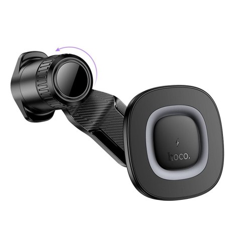 Uchwyt na telefon do samochodu indukcyjny Hoco 15W do kratki HW30 czarny