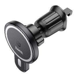 Uchwyt na telefon do samochodu indukcyjny zgodny z MagSafe Hoco 15W do kratki CA85 czarny