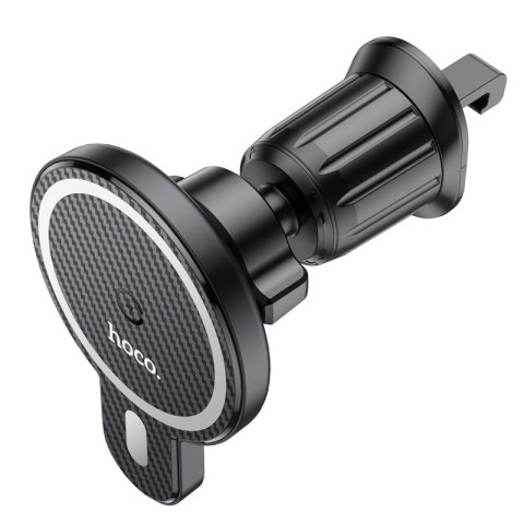 Uchwyt na telefon do samochodu indukcyjny zgodny z MagSafe Hoco 15W do kratki CA85 czarny
