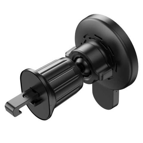 Uchwyt na telefon do samochodu indukcyjny zgodny z MagSafe Hoco 15W do kratki CA85 czarny