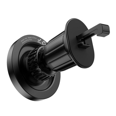 Uchwyt na telefon do samochodu magnetyczny zgodny z MagSafe Hoco do kratki H56 czarny