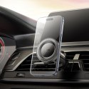 Uchwyt na telefon do samochodu magnetyczny zgodny z MagSafe Hoco do kratki H56 czarny
