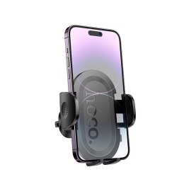Uchwyt na telefon do samochodu uniwersalny Hoco do kratki H53 czarny