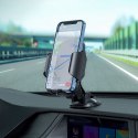 Uchwyt na telefon do samochodu uniwersalny Hoco do szyby / deski CA82 czarny