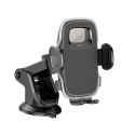 Uchwyt na telefon do samochodu uniwersalny Hoco do szyby / deski H15 czarny