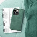 Etui z klapką na iPhone 13 MINI Tender Book zielone