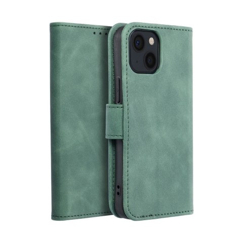 Etui z klapką na iPhone 13 MINI Tender Book zielone