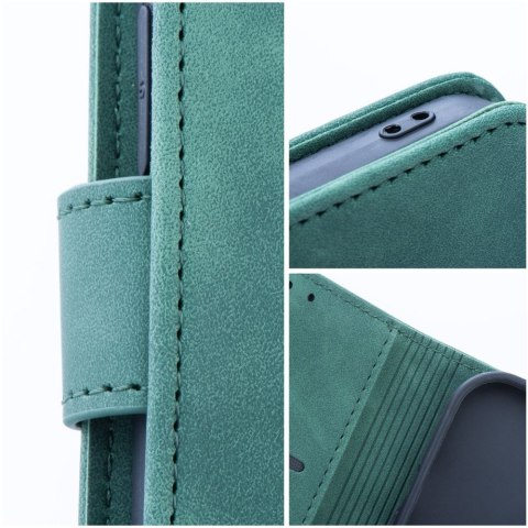 Etui z klapką na iPhone 13 MINI Tender Book zielone