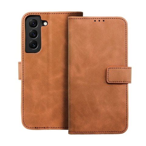 Etui z klapką na Samsung A52 5G / A52 LTE ( 4G ) / A52s 5G Tender Book brązowe
