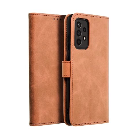 Etui z klapką na Samsung A52 5G / A52 LTE ( 4G ) / A52s 5G Tender Book brązowe