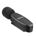 Mikrofon krawatowy bezprzewodowy USB C Hoco L15 czarny