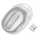 Myszka bezprzewodowa Hoco 2,4G 1600 dpi GM34 szaro biała
