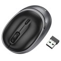 Myszka bezprzewodowa Hoco 2,4G 1600 dpi GM34 szaro czarna