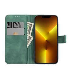 Etui z klapką na iPhone 16 PLUS Tender Book zielone