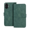 Etui z klapką na iPhone 16 PLUS Tender Book zielone
