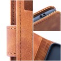 Etui z klapką na iPhone 16 PRO MAX Tender Book brązowe