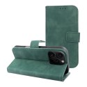 Etui z klapką na iPhone 16 PRO Tender Book zielone