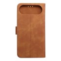 Etui z klapką na iPhone 17 AIR Tender Book brązowe