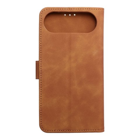 Etui z klapką na iPhone 17 AIR Tender Book brązowe