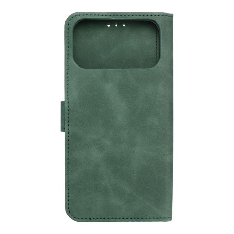 Etui z klapką na iPhone 17 PRO MAX Tender Book zielone