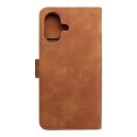 Etui z klapką na iPhone 17 Tender Book brązowe