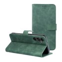Etui z klapką na Samsung A05s Tender Book zielone