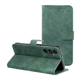 Etui z klapką na Samsung A05s Tender Book zielone