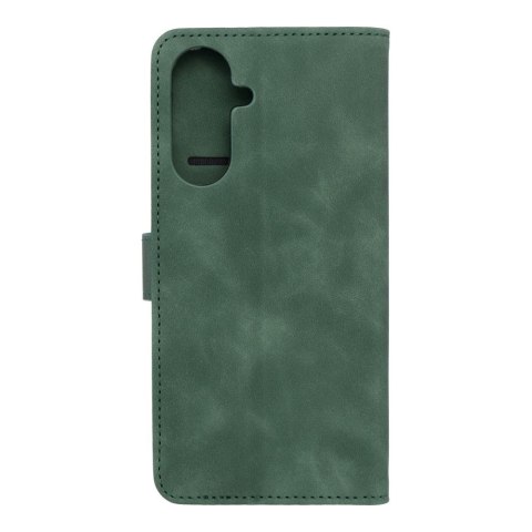 Etui z klapką na Samsung A17 Tender Book zielone