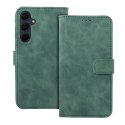 Etui z klapką na Samsung A35 5G Tender Book zielone