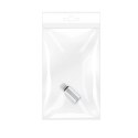 Adapter Typ C (żeński) do Lightning (męski) srebrny