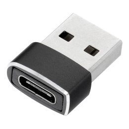 Adapter Typ C (żeński) do USB A (męski) czarny