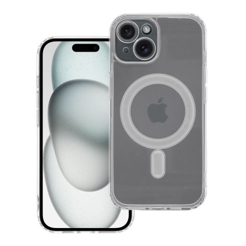 Futerał do iPhone 15 Clear Mag Cover (STR / CAMERA PROTECTION) zgodny z MagSafe transparentny