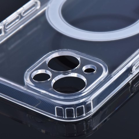 Futerał do iPhone 15 Clear Mag Cover (STR / CAMERA PROTECTION) zgodny z MagSafe transparentny