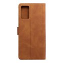 Etui z klapką na Motorola G06 Tender Book brązowe