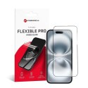 Szkło hybrydowe do iPhone 16 PLUS Forcell Flexible 5D czarne