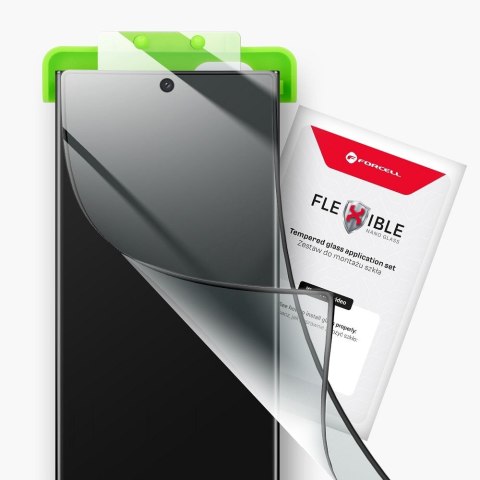 Szkło hybrydowe do iPhone 17 AIR Forcell Flexible 5D czarne