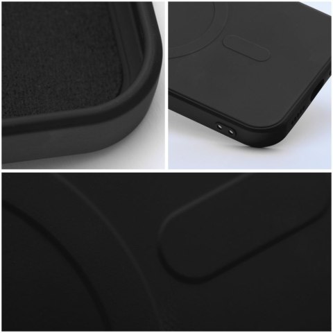 Futerał do iPhone 11 Silicone Mag Cover zgodny z MagSafe czarny